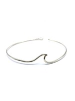 LokÜs Collier rigide Vague Argent 925