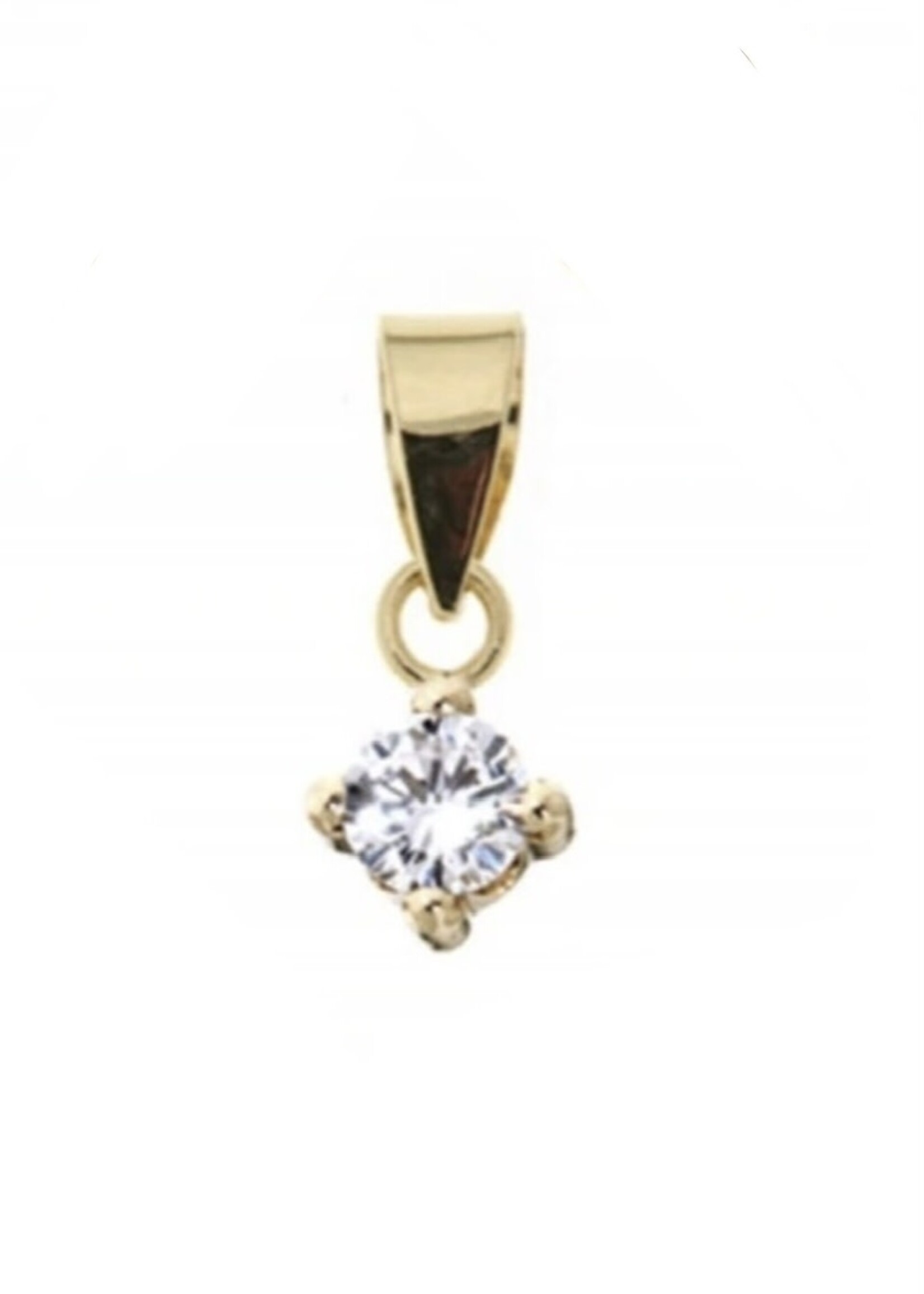 PARÉ Pendentif solitaire Or 10K