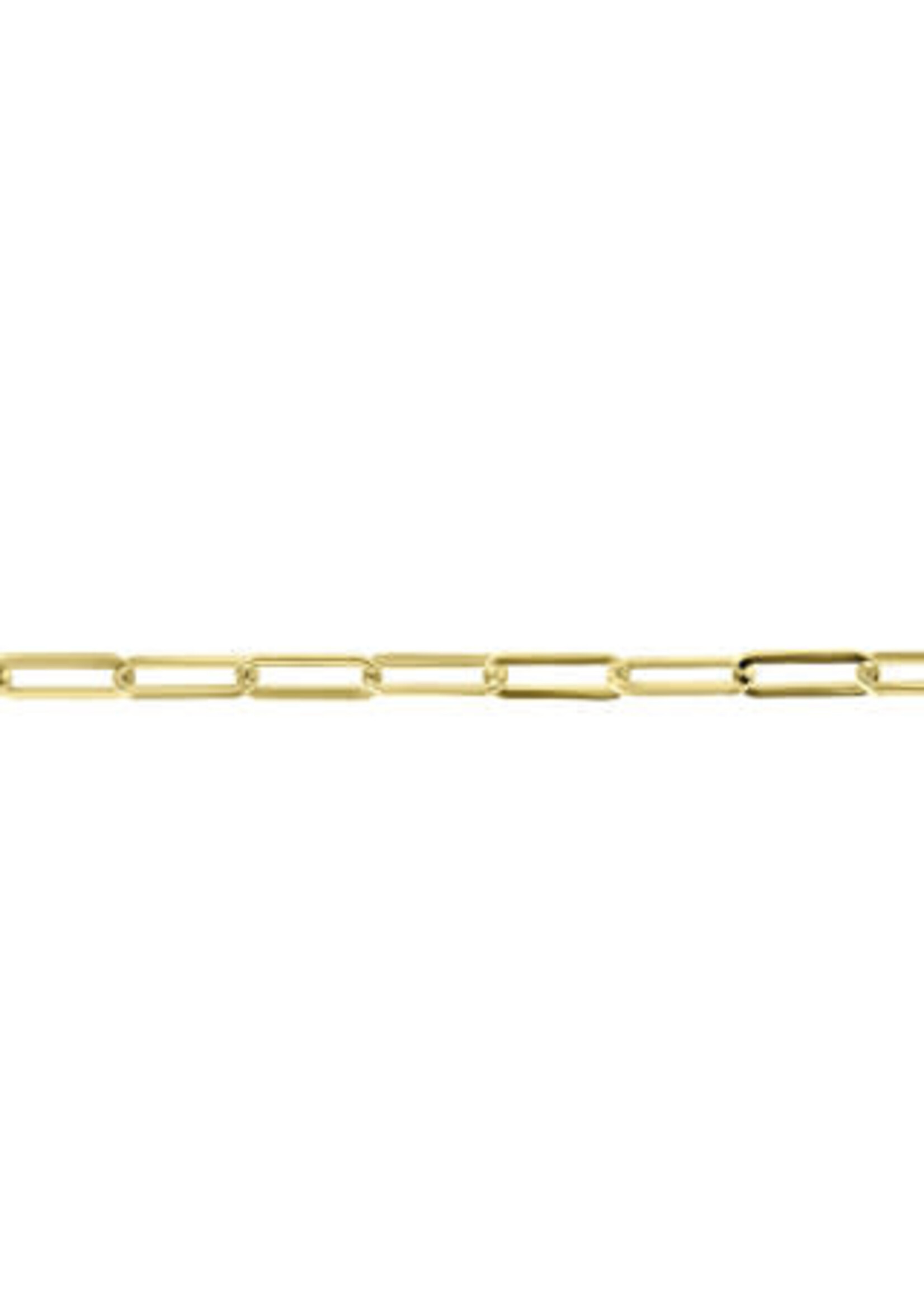 Bracelet paper clip Or 10K