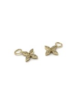 PARÉ Breloques pour boucles d'oreilles (non inclus) étoiles en Or 10K