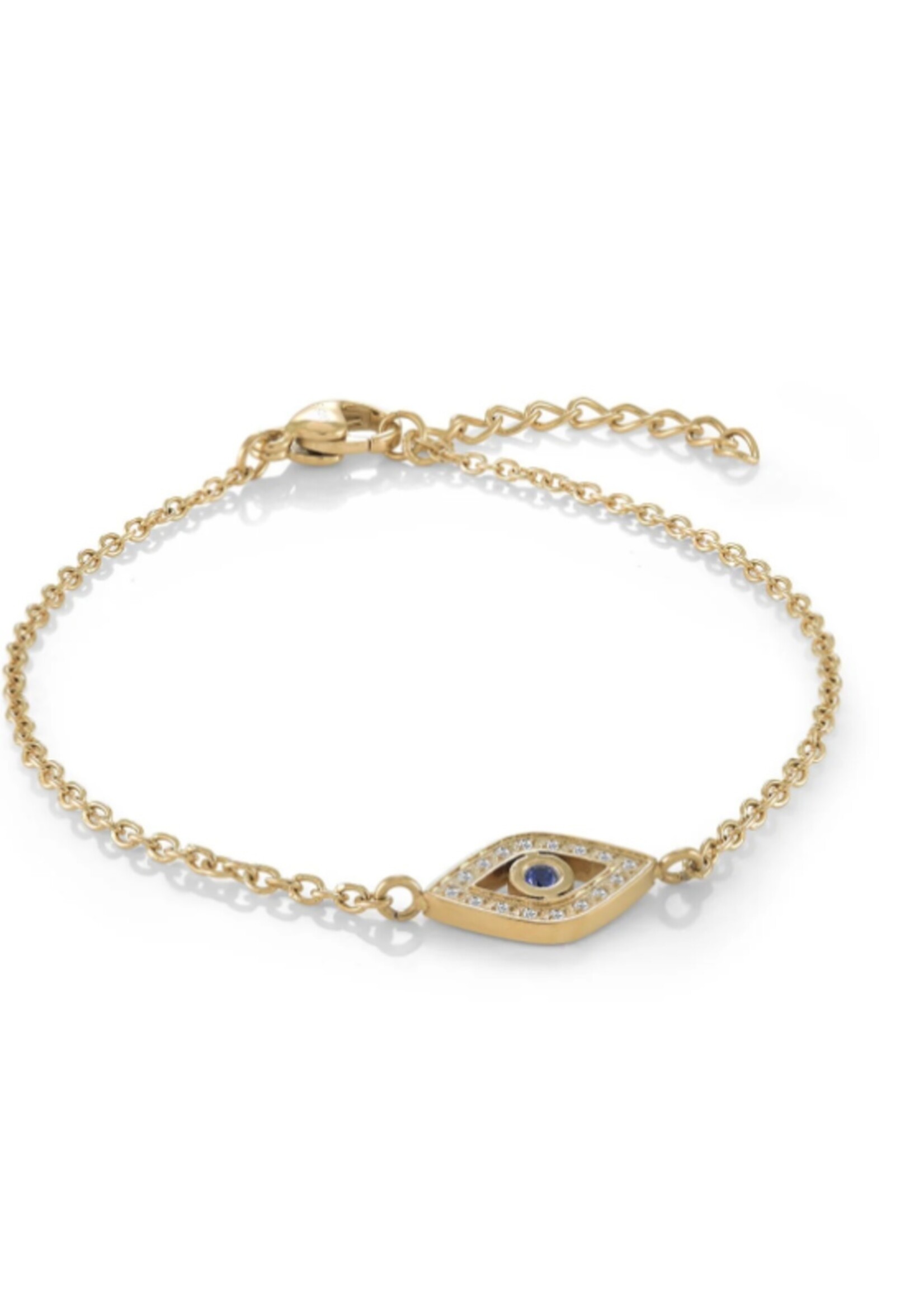 PARÉ Bracelet evil eyes  forçat  stainless steel