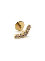 Bijou d'oreille Hélix/Tragus flèche Or 10K