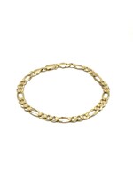 Bracelet Figaro en Or 10K