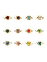 Breloque pierre de naissance en Or 10K pour bracelet permanent (sur rendez-vous)