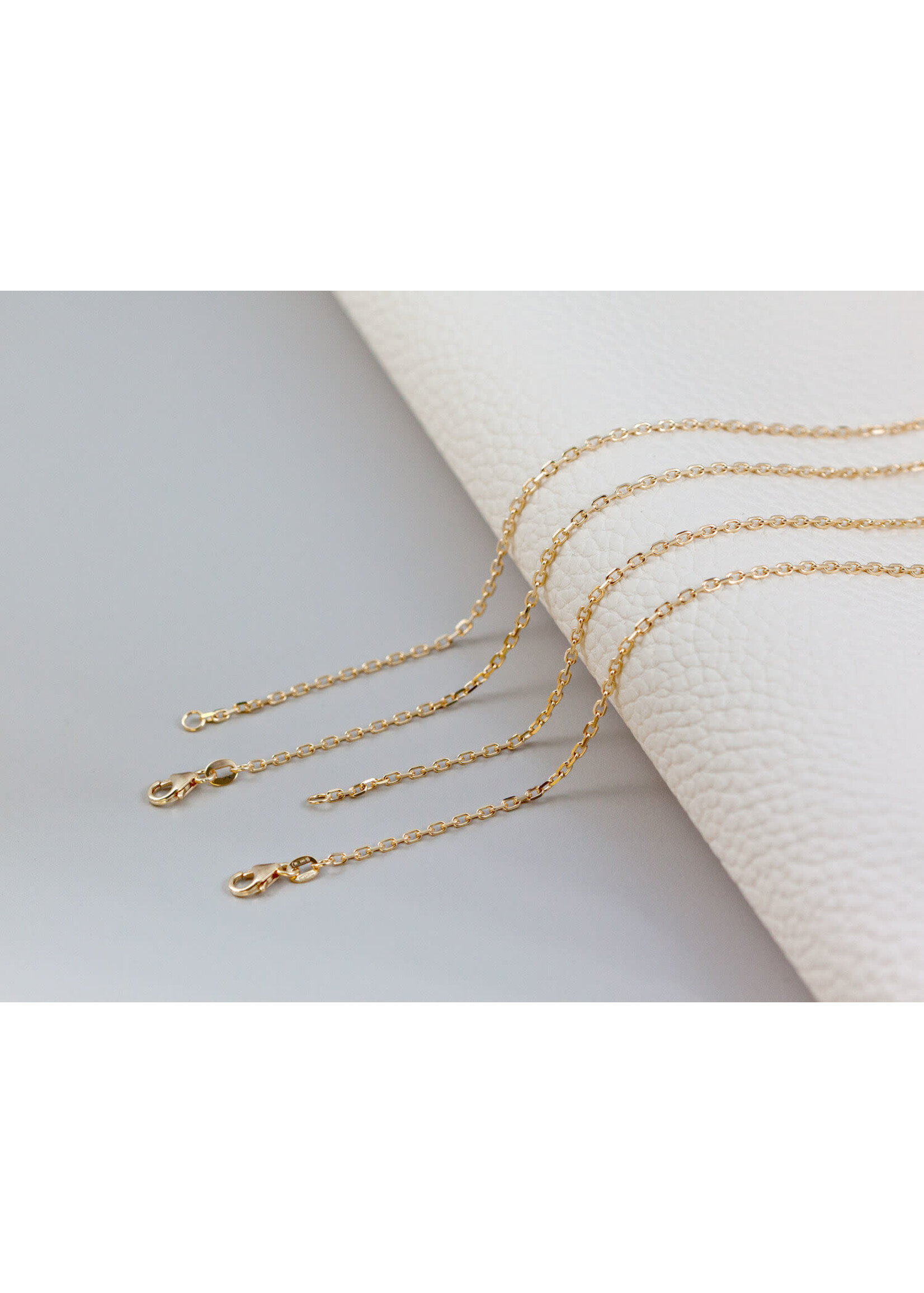 Bracelet forçat ''Billie''  en or 10K pour Bracelet permanent (sur rendez-vous)