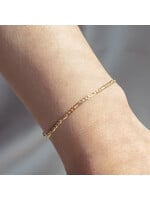 Bracelet ''FIGARO'' en or 10K pour Bracelet permanent