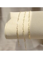 Bracelet ''PAPERCLIP LIGHT'' en Or 10K pour Bracelet permanent (sur rendez-vous)