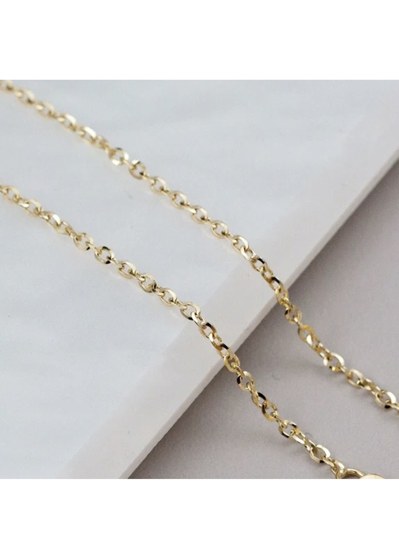 Bracelet forçat  ''MIROIR'' en or 10K pour Bracelet permanent (sur rendez-vous)