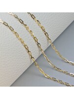 Bracelet paperclip ''ALICIA'' en or 10K pour Bracelet permanent (sur rendez-vous)