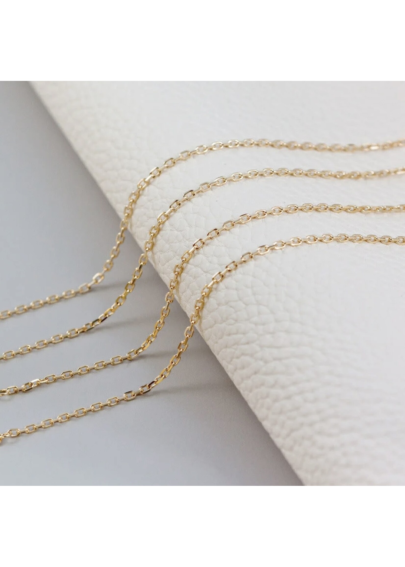 Bracelet forçat ''Billie''  en or 10K pour Bracelet permanent (sur rendez-vous)