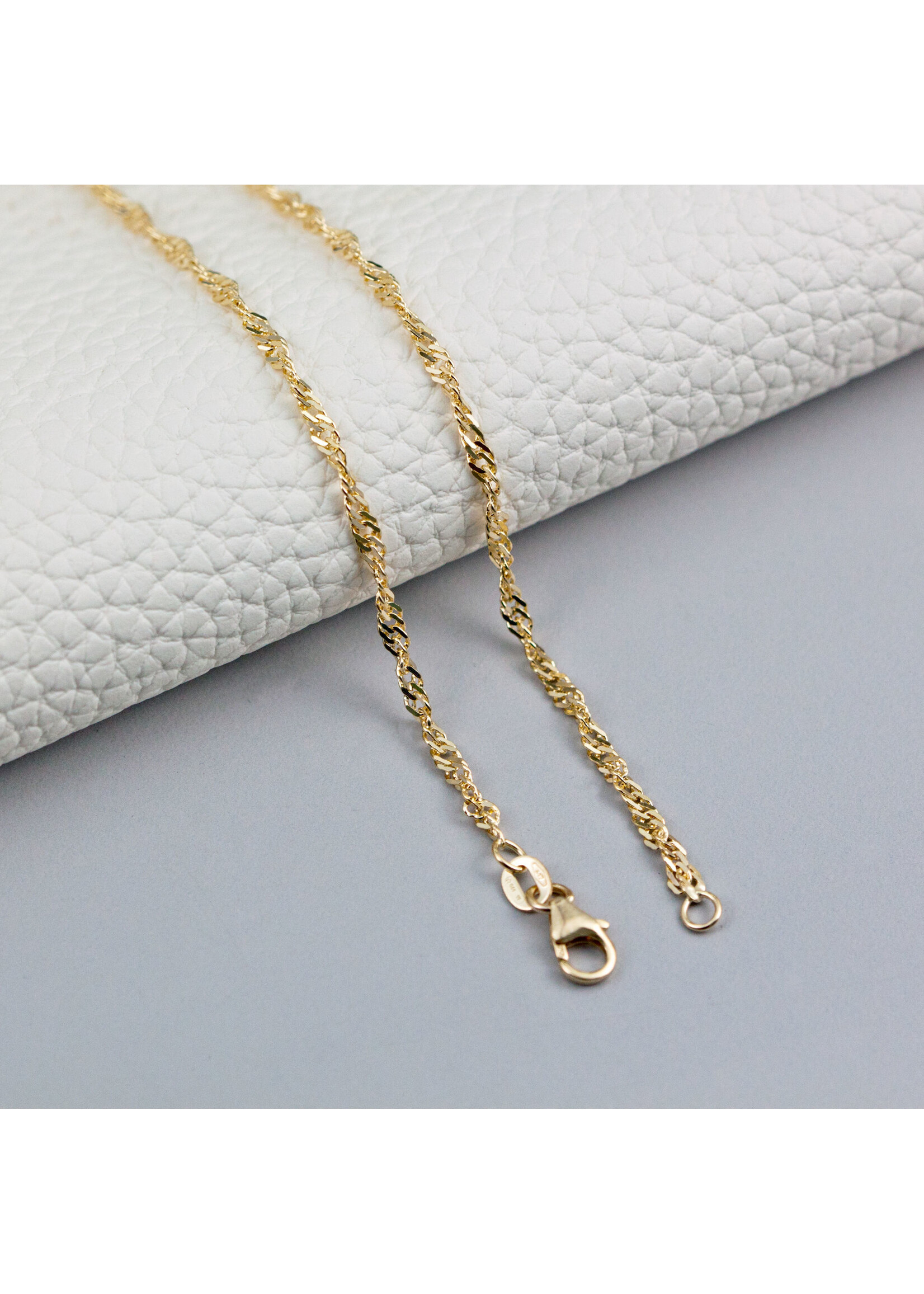 Chaîne mini Singapour Or 10K