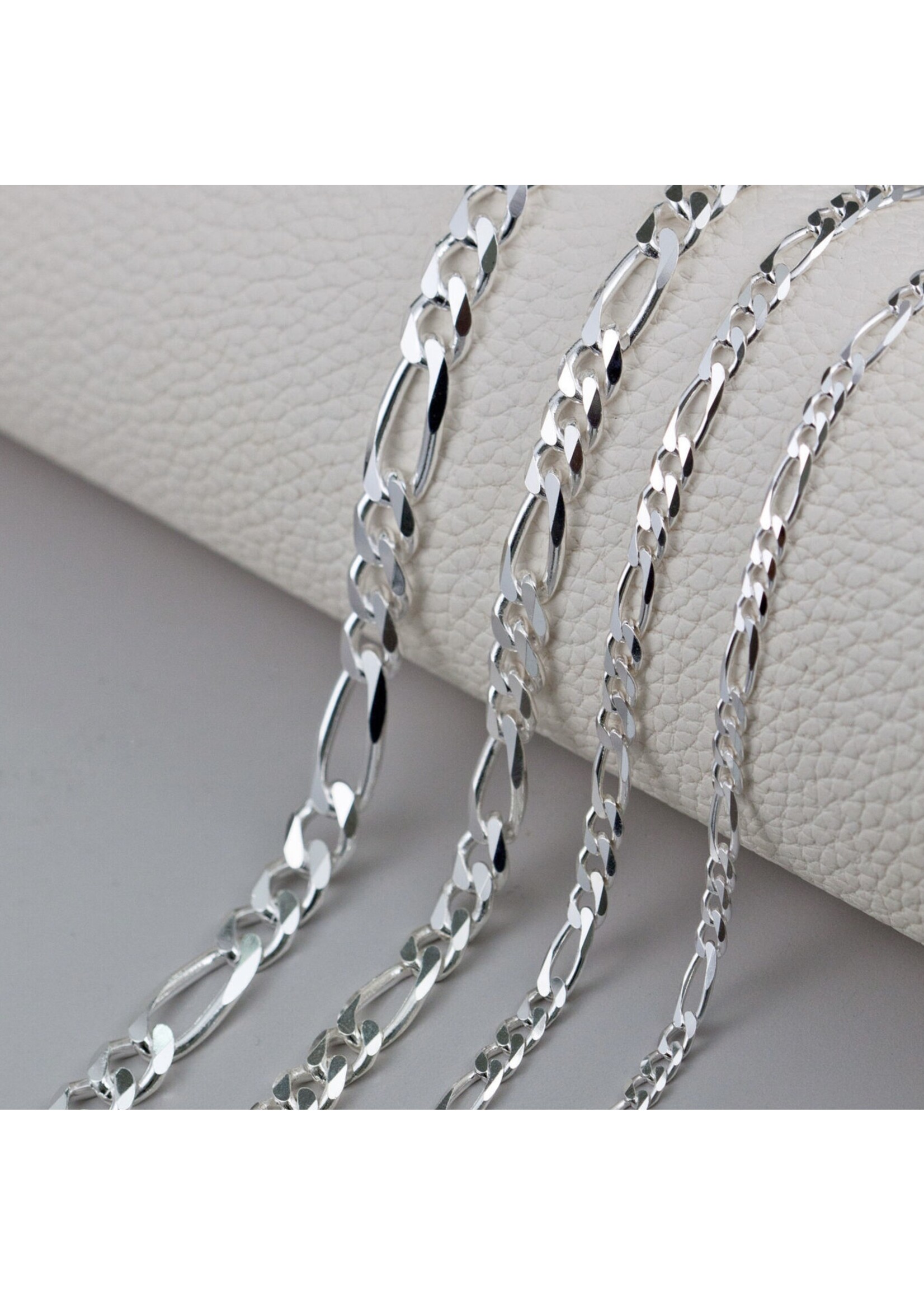 PARÉ Chaîne figaro Argent 925