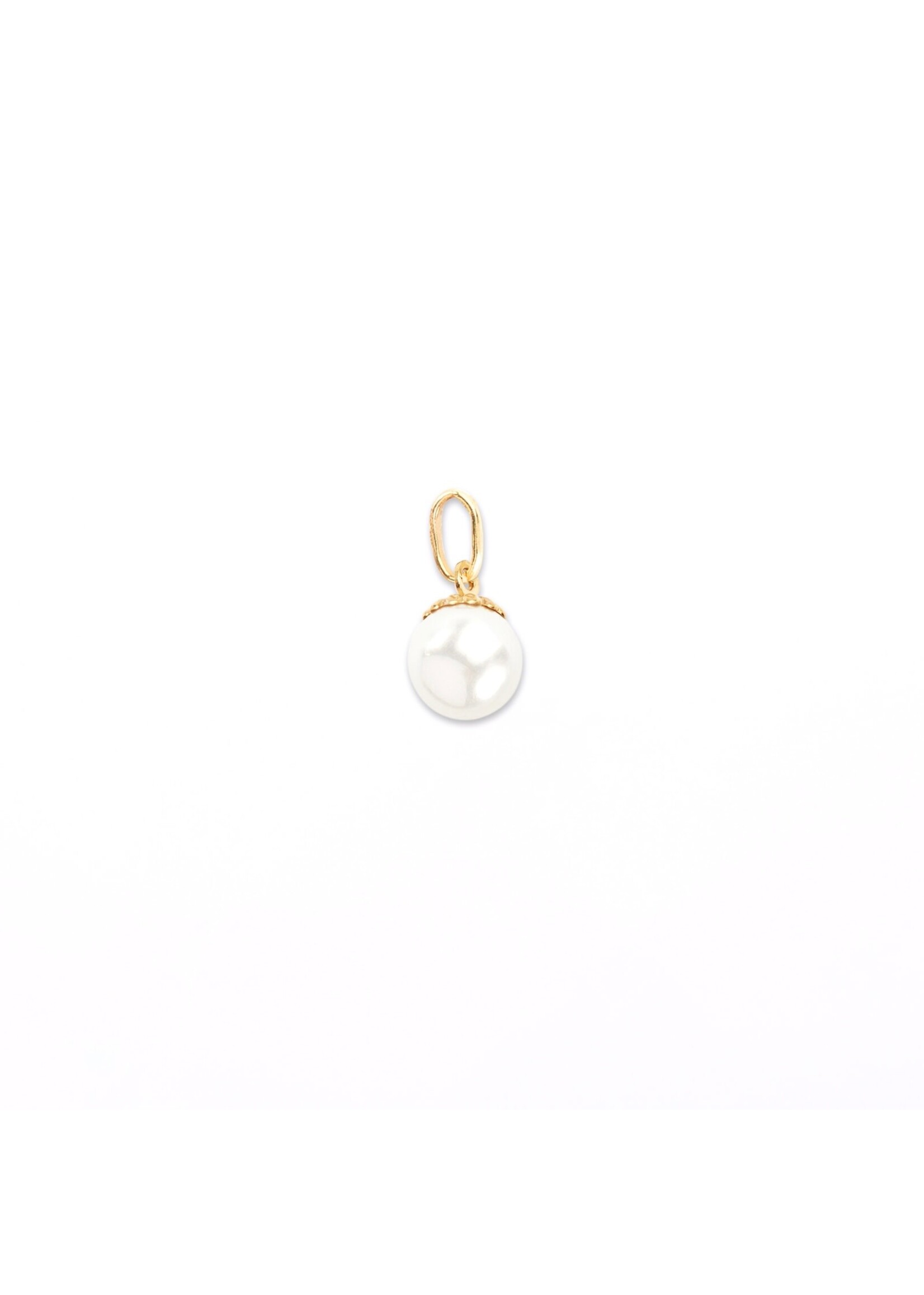 Breloque perle d'eau douce et Or 10K pour bracelet permanent (sur rendez-vous)