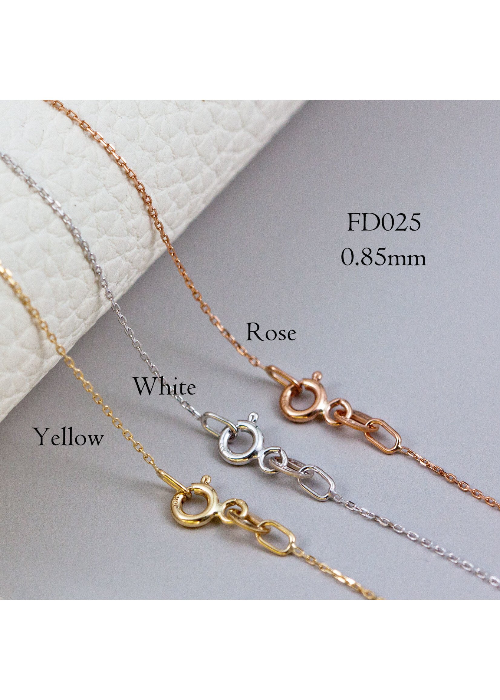 Bracelet forçat ''Billie''  en or 10K pour Bracelet permanent (sur rendez-vous)