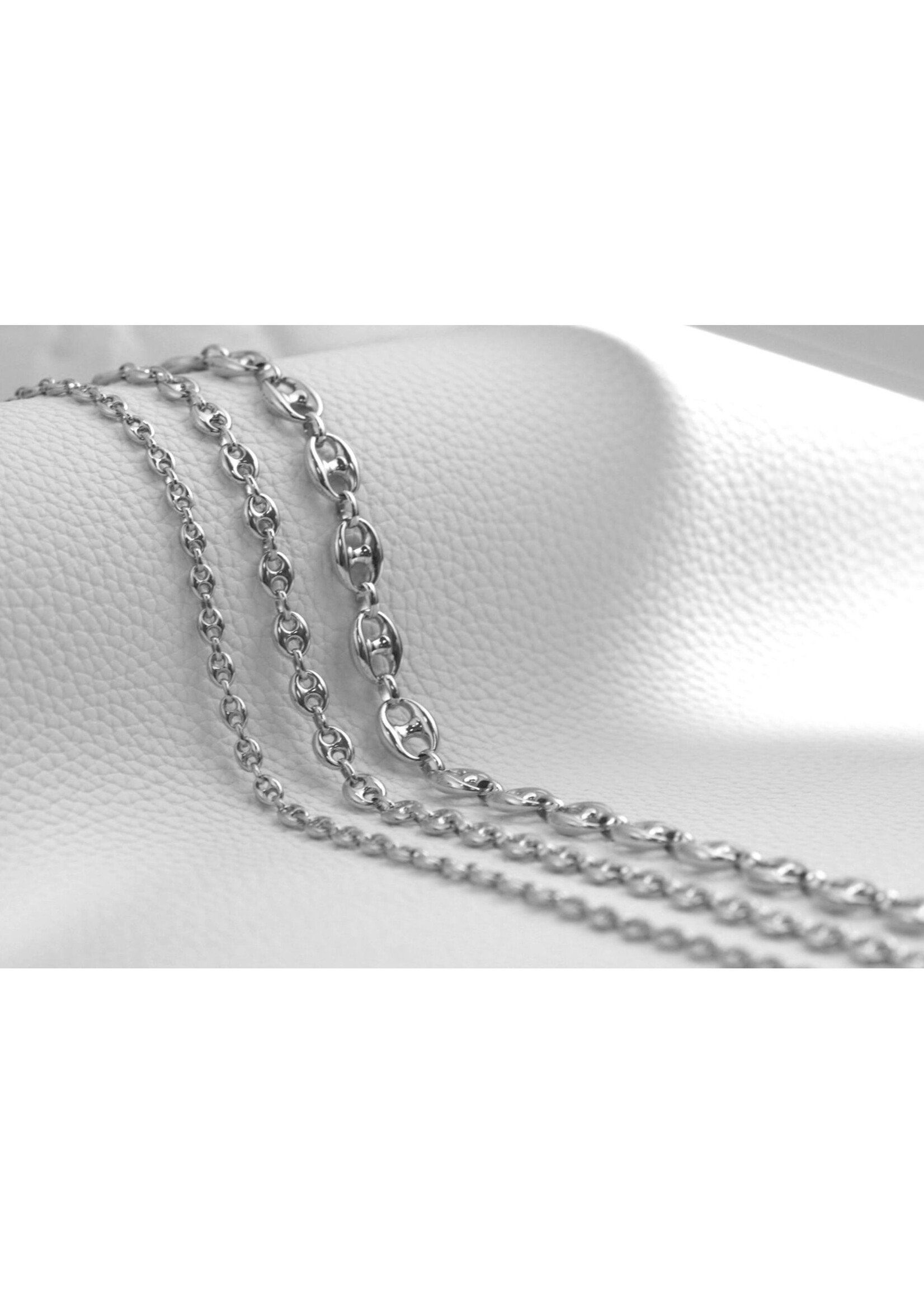 PARÉ Chaîne grains de café en Or 10K ''La Coffee Bean''