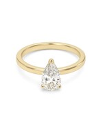 Bague solitaire avec diamant de 2 carat en or 14K
