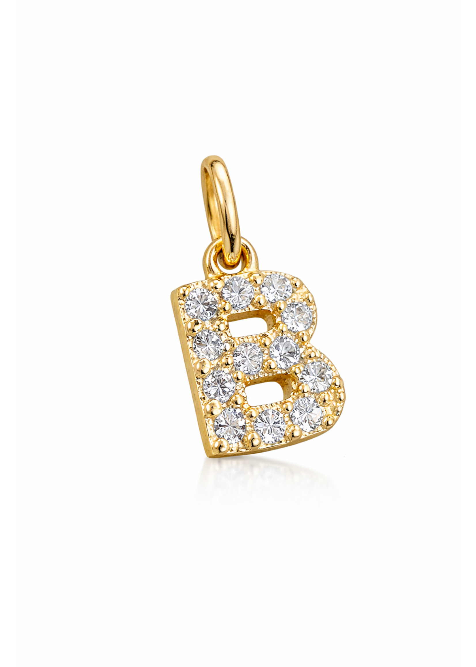 Breloque lettres au choix en Or 10K