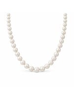 Collier de perles d'eau douce naturelles avec fermoir en or 14K