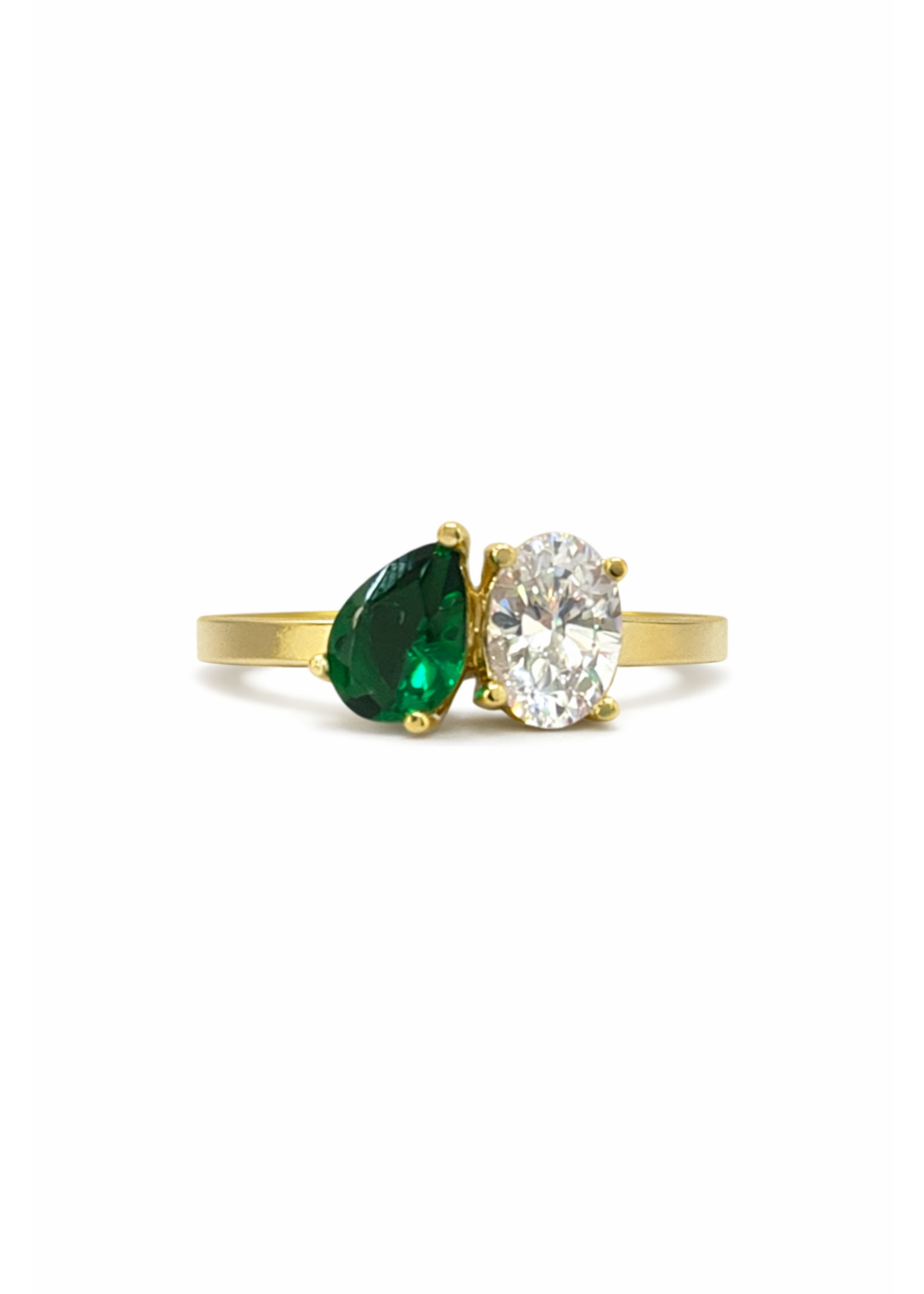 PARÉ Bague toi & moi Or 10k