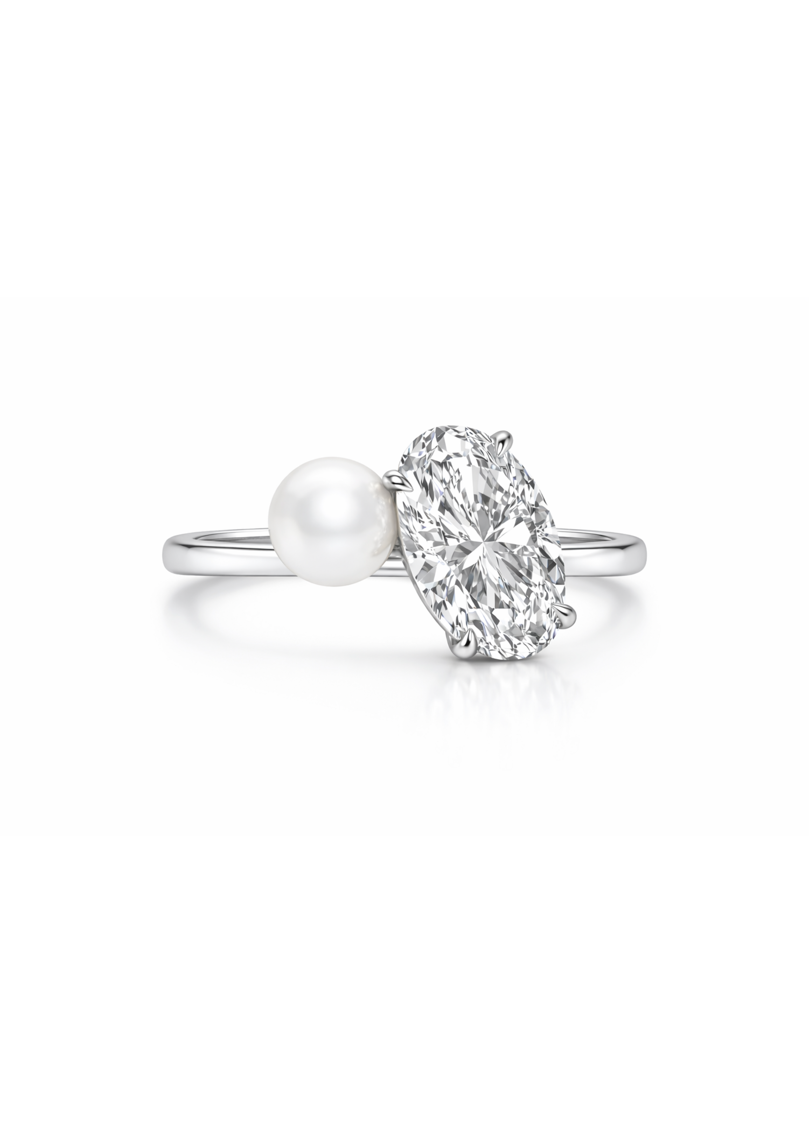 PARÉ Bague "La Fidiadis" Or perle et diamant