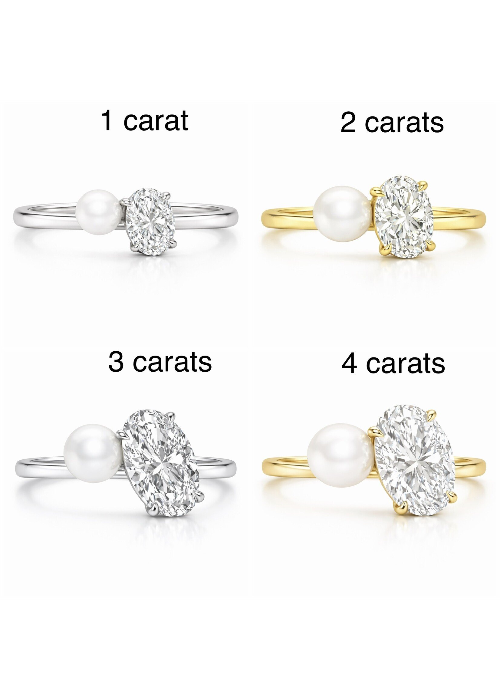 PARÉ Bague "La Fidiadis" Or perle et diamant