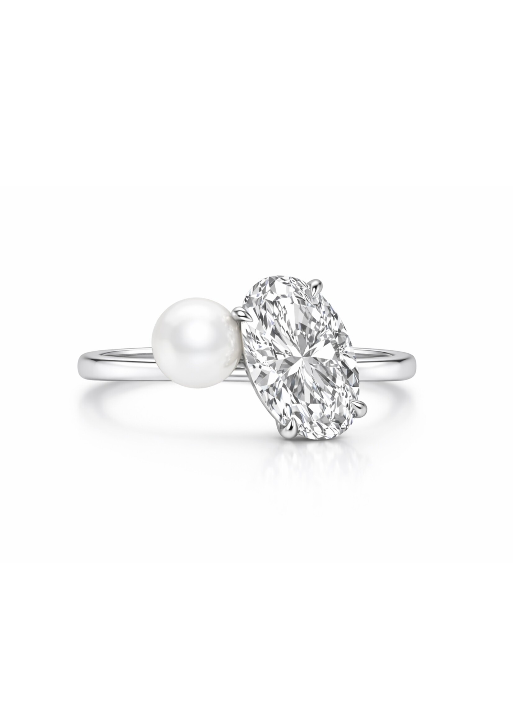 PARÉ Bague "La Fidiadis" Or perle et diamant