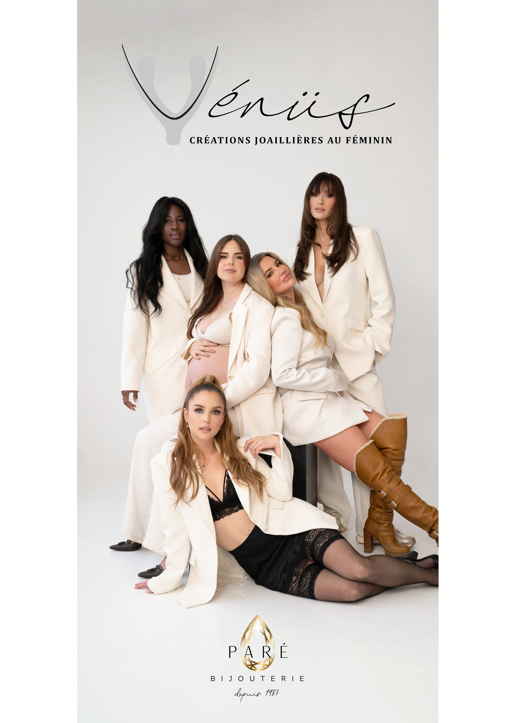 VénÜs « La Amarena »  Pendentif en Or 10k avec diamant recyclé et billes de grenats