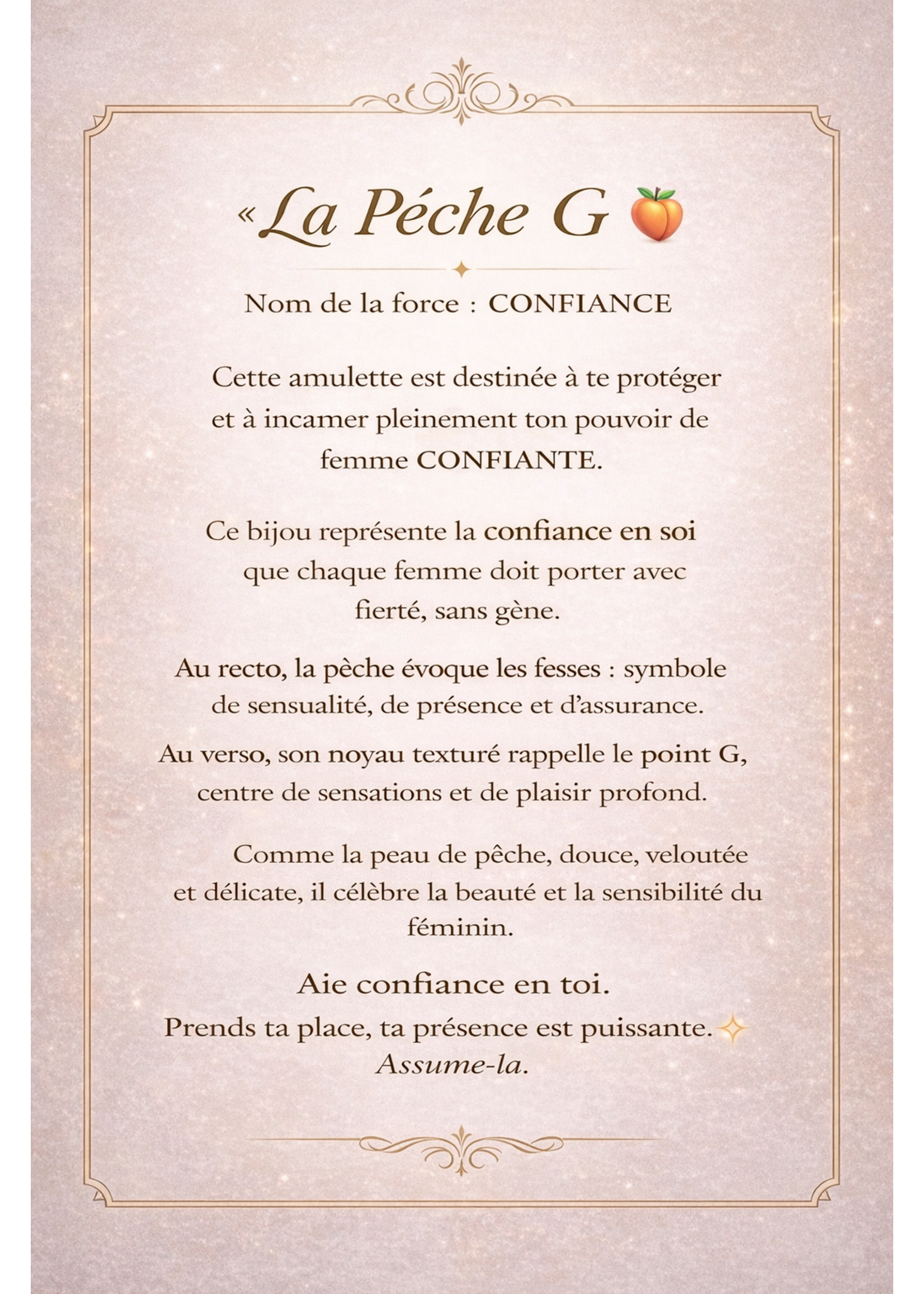 VénÜs «La Pêche G» Pendentif en Or massif avec émeraude et diamant naturels