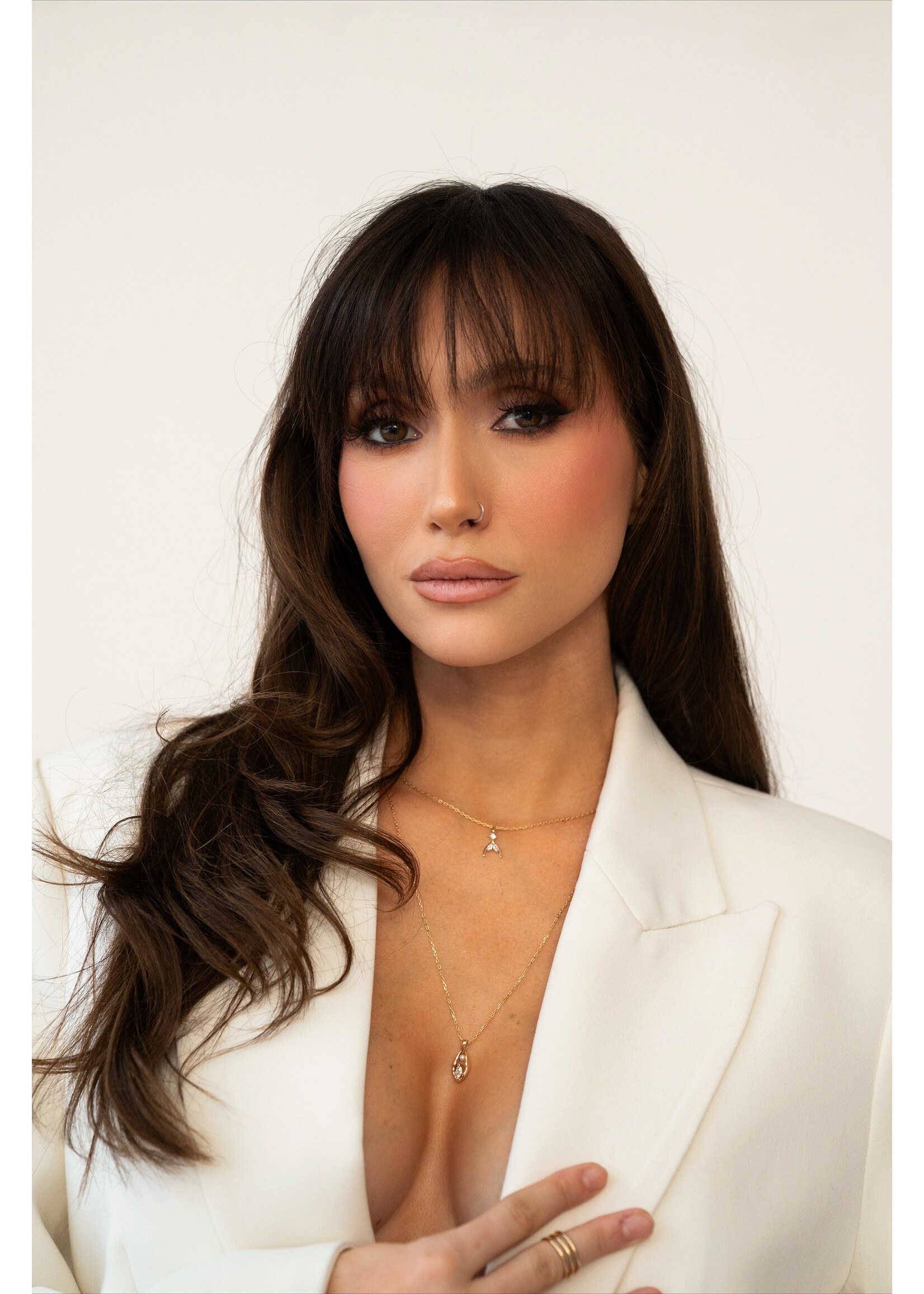 VénÜs «La Clitoria» Pendentif en Or 10K avec diamants recyclés