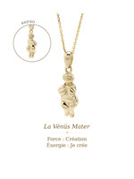 VénÜs « La Vénus Mater »  Pendentif en Or massif 10K