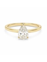 Bague solitaire avec diamant de 2 carat en or 14K