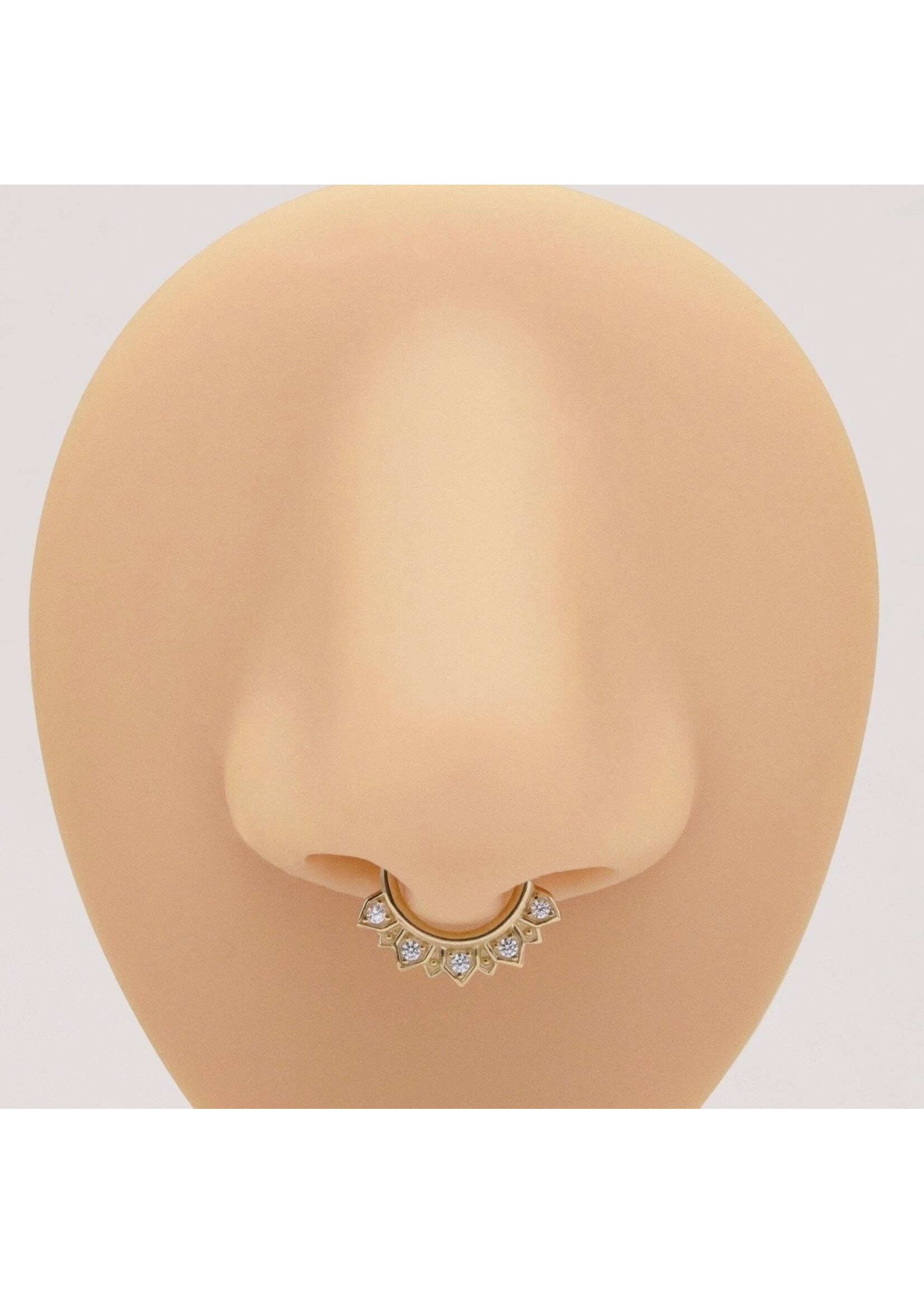 Bijou de nez ou cartilage fantaisie en Or 14K
