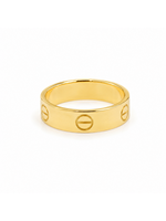 Bague style Jonc "love ring Cartier" en Or 10k