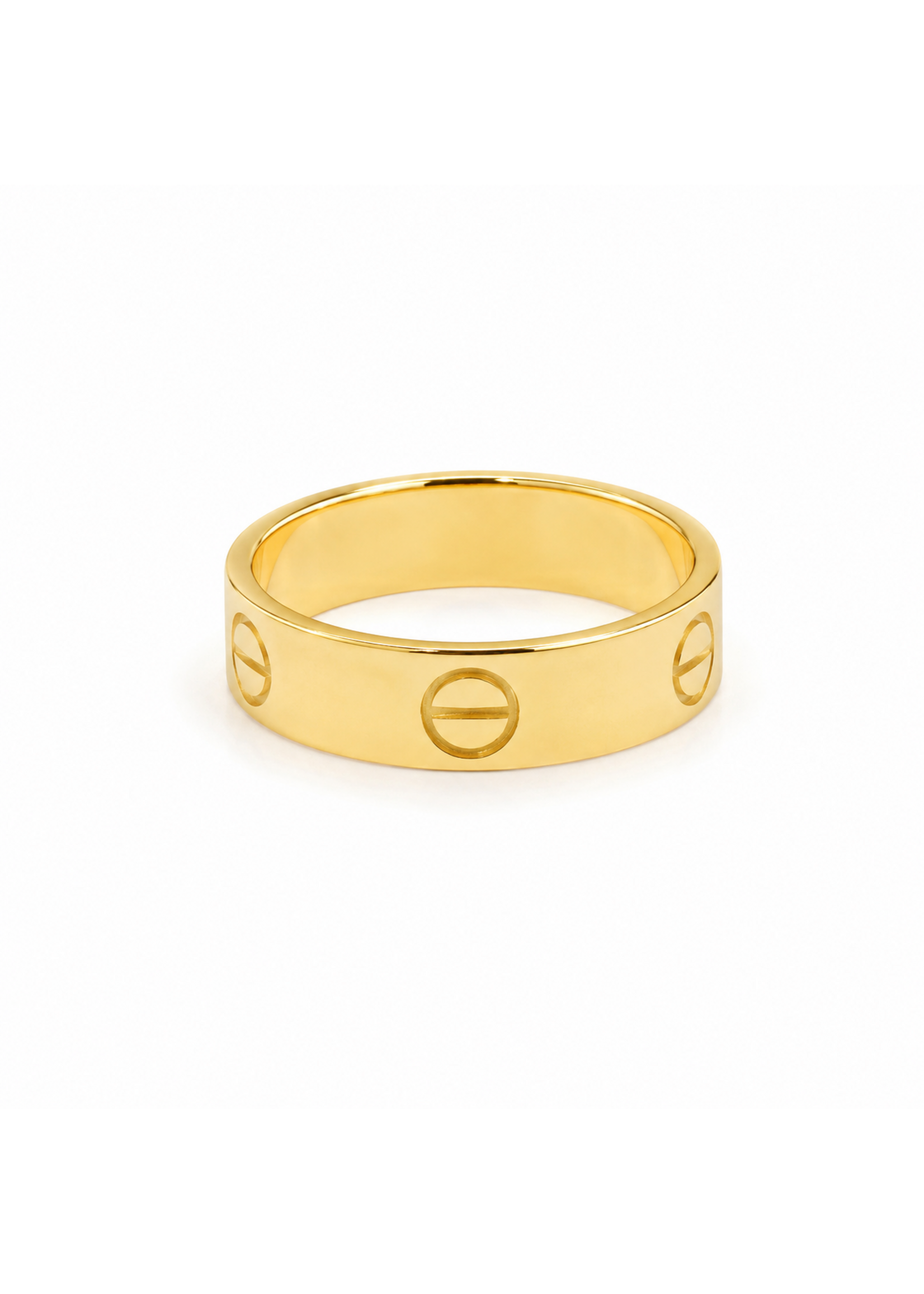 Bague style Jonc "love ring Cartier" en Or 10k
