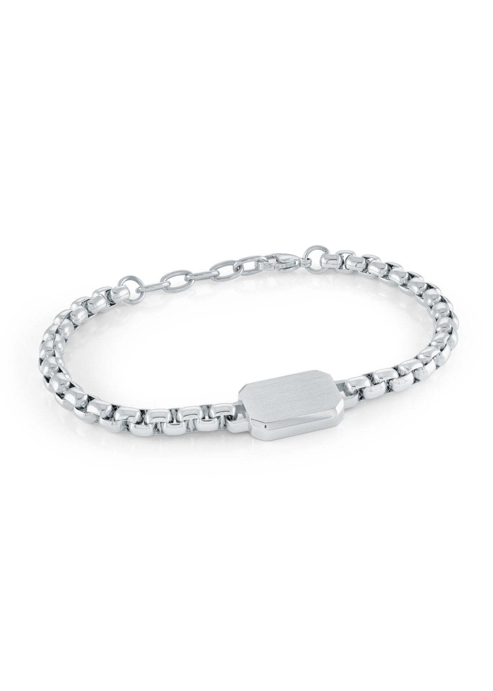 Bracelet «David Yurman» round box en stainless steel avec plaque pour gravure