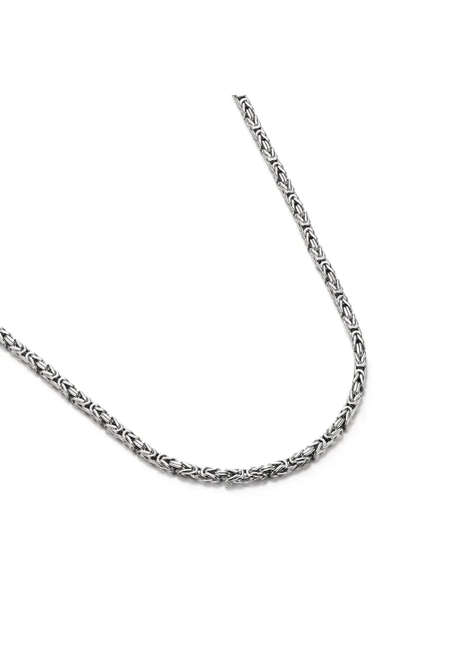 PARÉ Chaine Byzantine en argent sterling