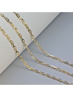 Chaîne mini paper clip Or 10K