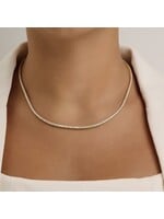 PARÉ Collier ''Alicia'' tennis avec 5.75 carat de diamants  en Or 14K