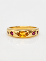 PARÉ Jonc « Alicia » style Bague familiale en Or