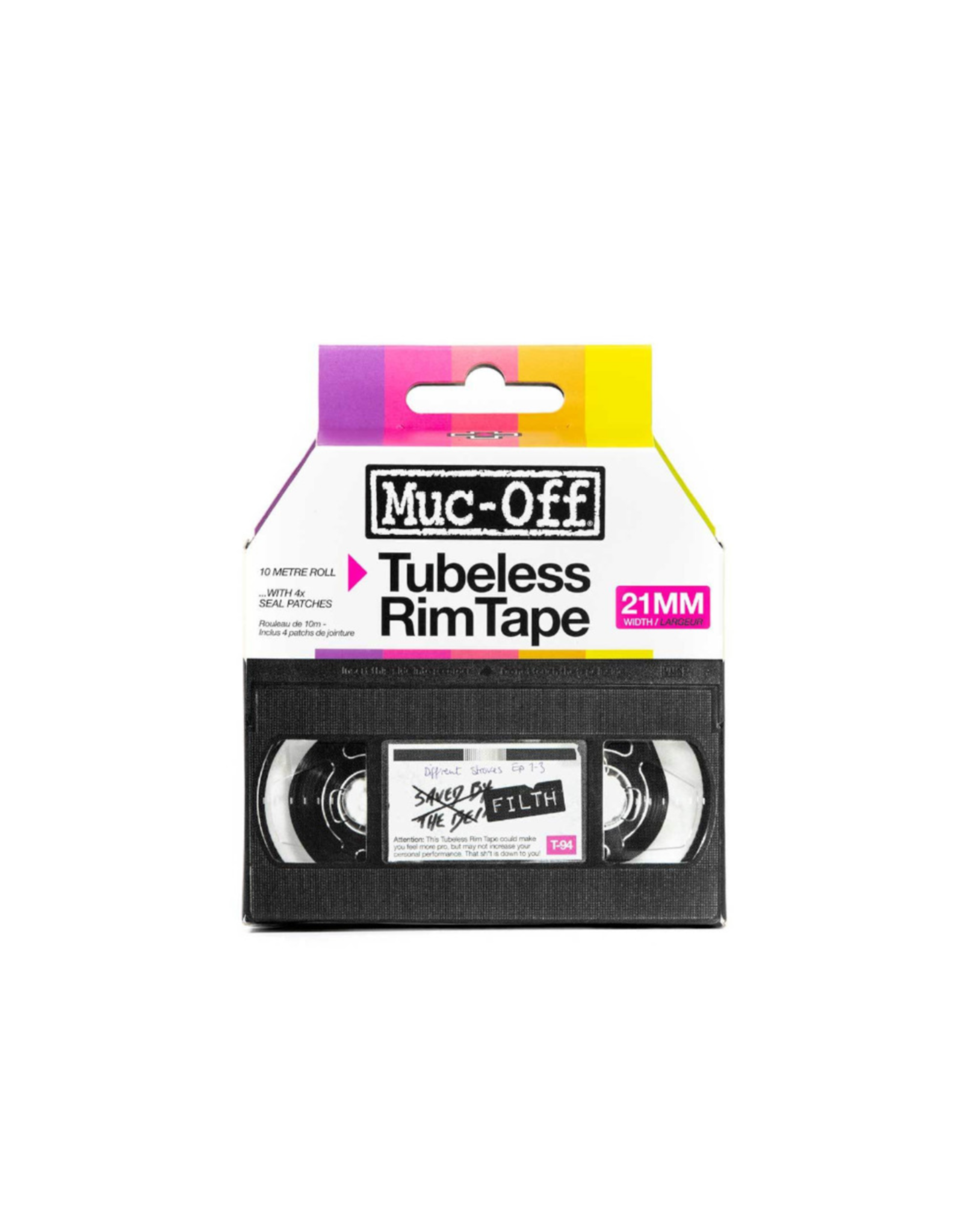 MUC-OFF Muc-Off, Tubeless Rim Tape, 10m, 21mm