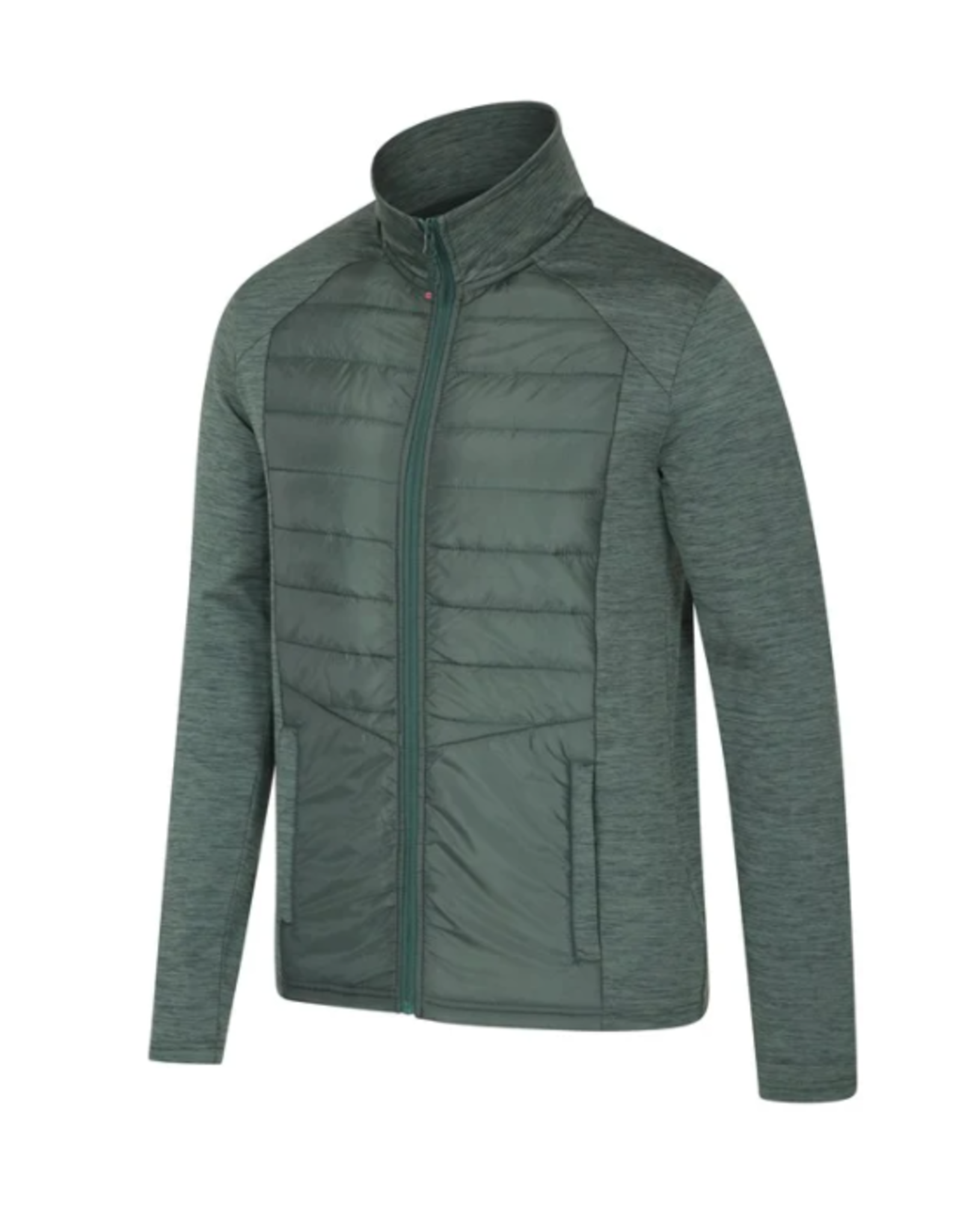 MTN Warehouse BG GEAR Eclipse Padded Mens Full-Zip Midlayer - Dark Green