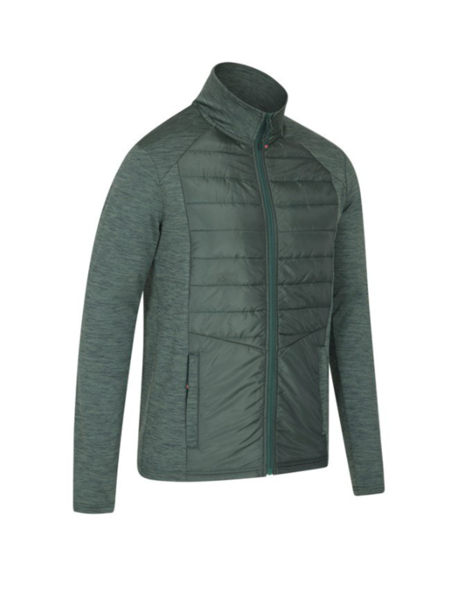 MTN Warehouse BG GEAR Eclipse Padded Mens Full-Zip Midlayer - Dark Green