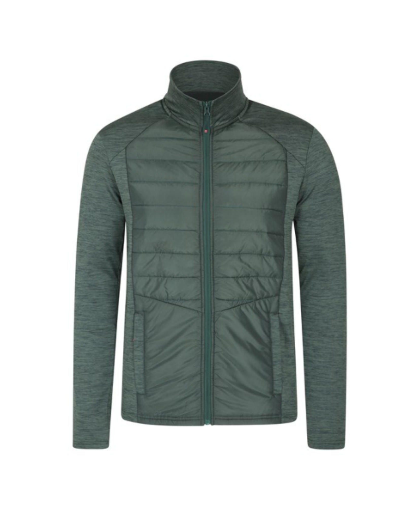 MTN Warehouse BG GEAR Eclipse Padded Mens Full-Zip Midlayer - Dark Green