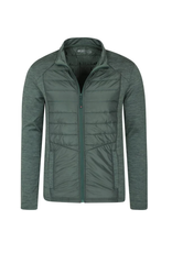 MTN Warehouse BG GEAR Eclipse Padded Mens Full-Zip Midlayer - Dark Green