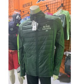 MTN Warehouse BG GEAR Eclipse Padded Mens Full-Zip Midlayer - Dark Green