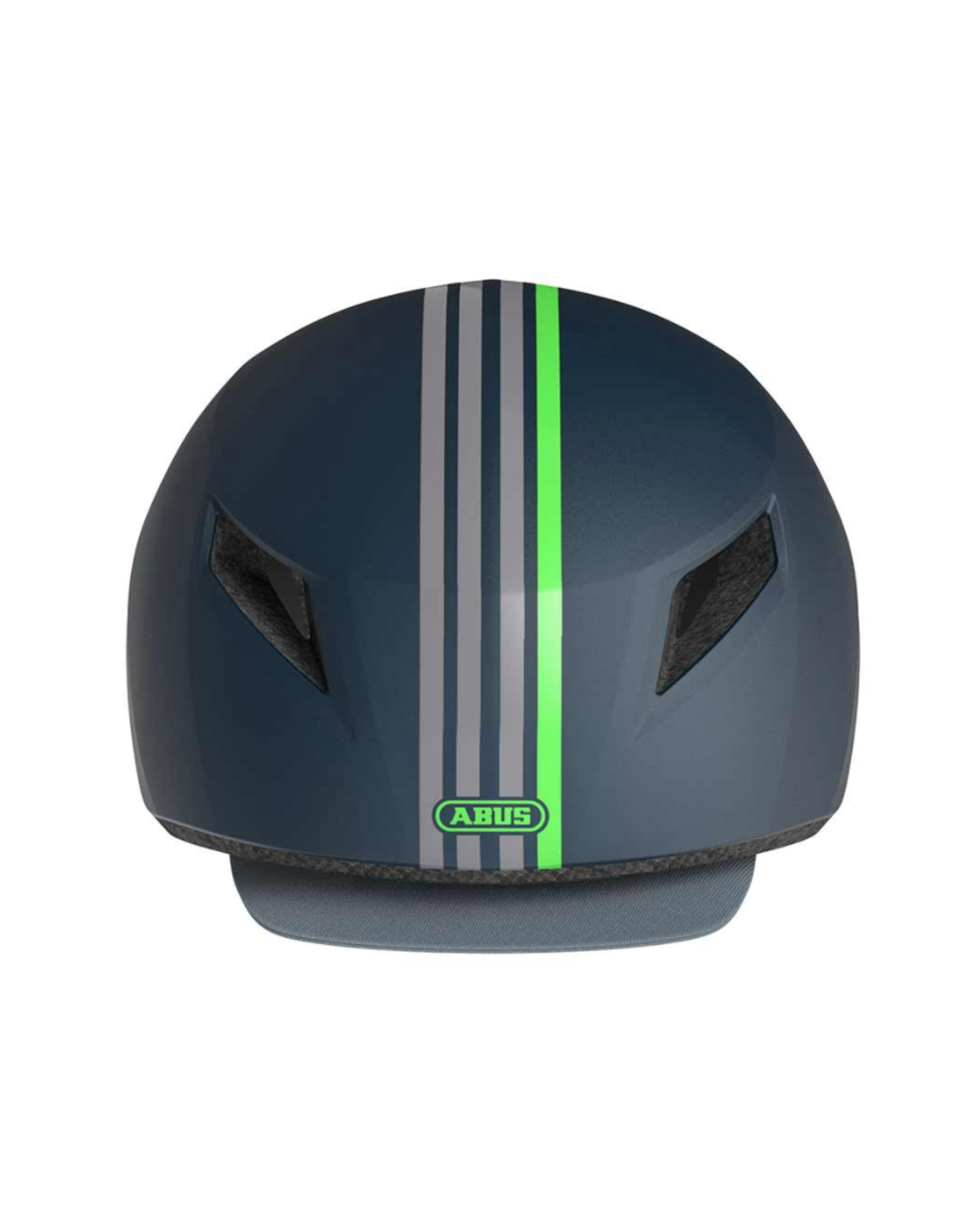 Abus Abus, Yadd-I, Helmet, Green and Grey Streak on Matte Navy M, 54 - 59cm