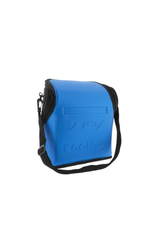 BV Insulated Handlebar Cooler Bag for Warm or Cold Items, Shoulder Strap Blue/Black & Quick-Release Handlebar Mount