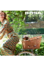 Basil Basil, Pasja MIK, Basket, Rear, 45x34x33 cm, Beige