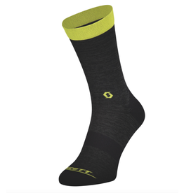 SCOTT SPORTS SCOTT Sock Trail Crew dk gr/sul yl   size XL 45-47