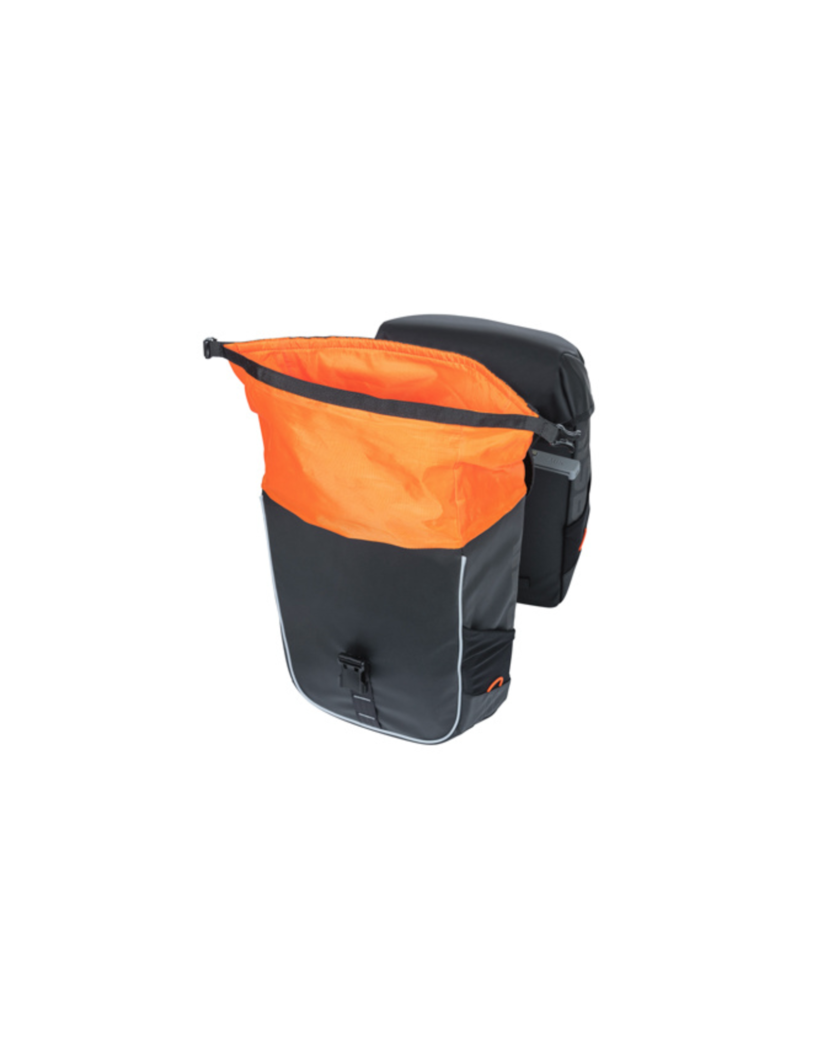 Basil Basil, Miles MIK, Pannier, 34L, Black/Orange